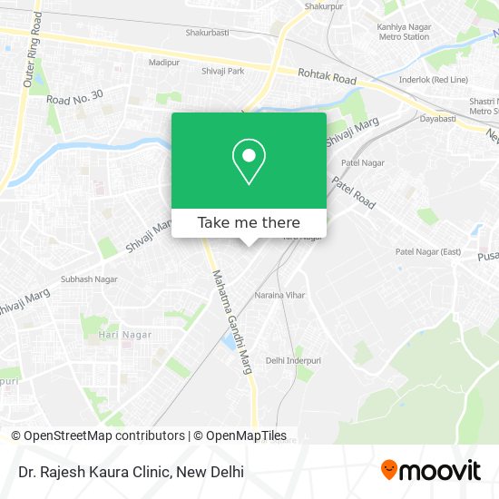 Dr. Rajesh Kaura Clinic map