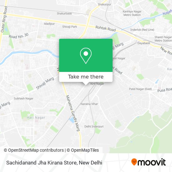 Sachidanand Jha Kirana Store map