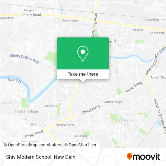 Shiv Modern School map