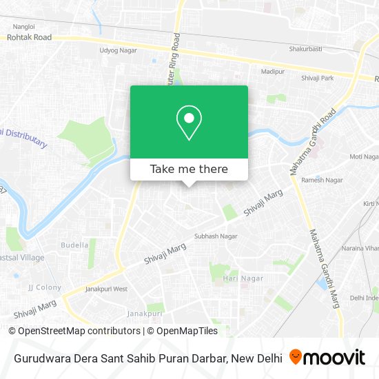 Gurudwara Dera Sant Sahib Puran Darbar map