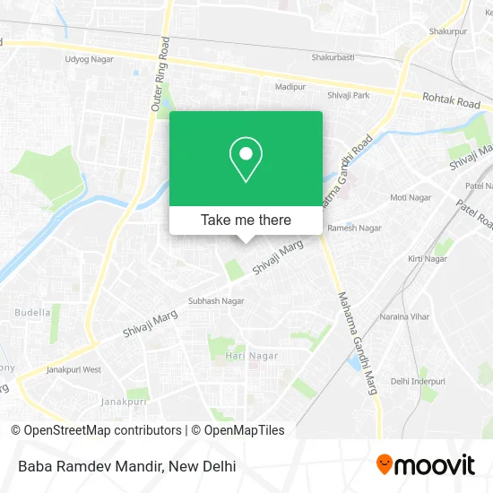 Baba Ramdev Mandir map