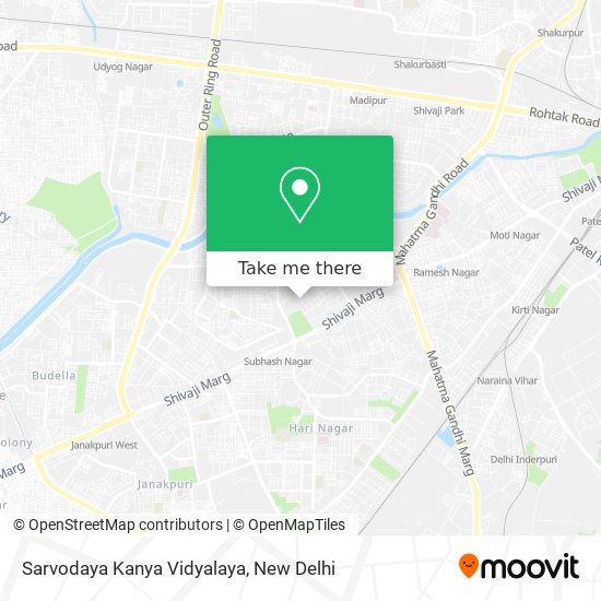 Sarvodaya Kanya Vidyalaya map