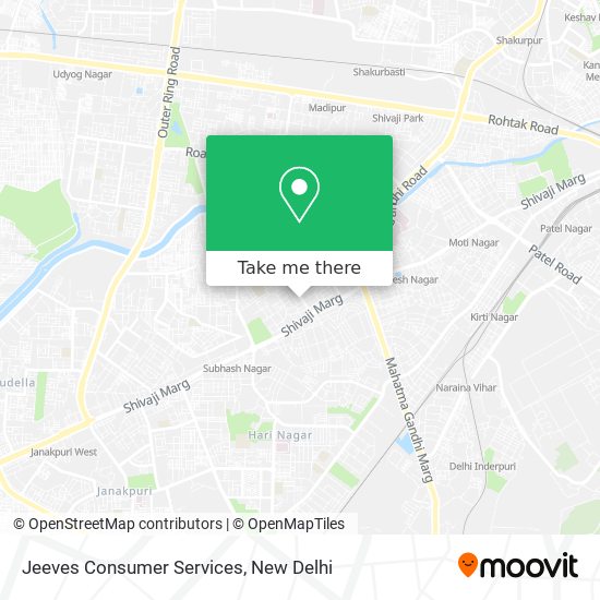 Jeeves Consumer Services map