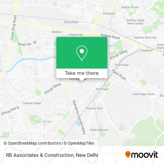 RB Associates & Construction map