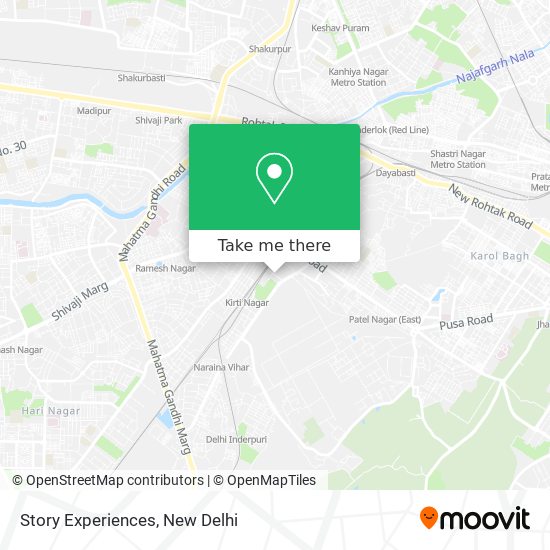 Story Experiences map