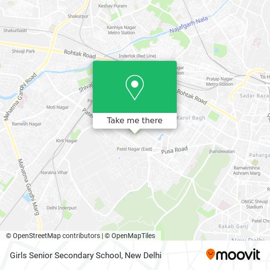 Girls Senior Secondary School map