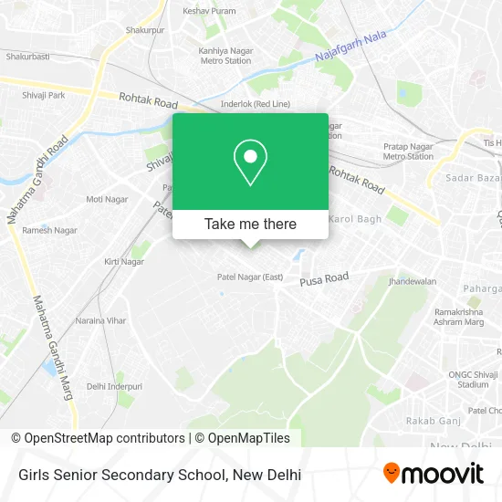 Girls Senior Secondary School map