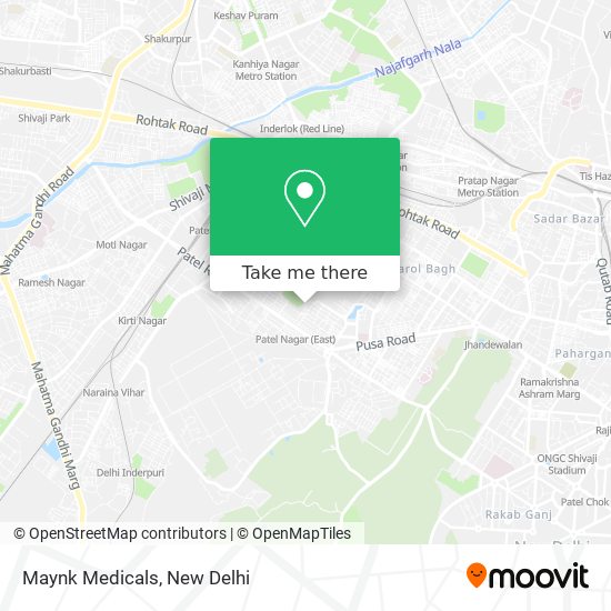 Maynk Medicals map