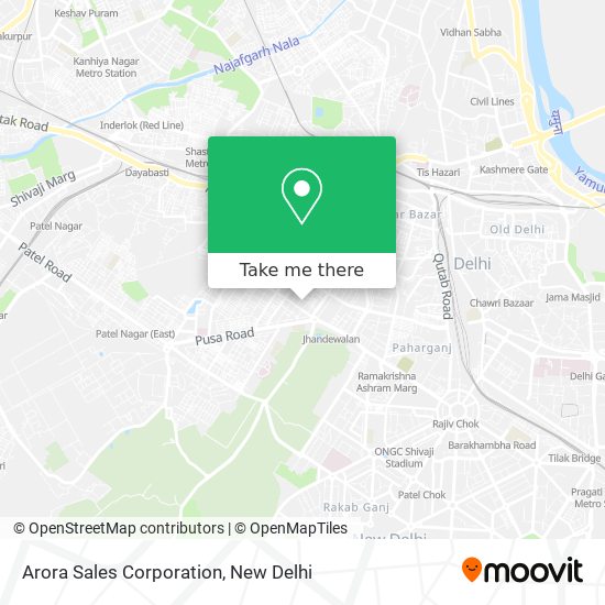 Arora Sales Corporation map