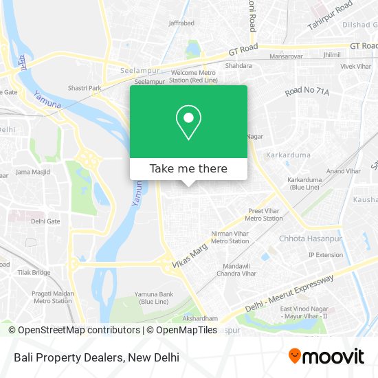 Bali Property Dealers map
