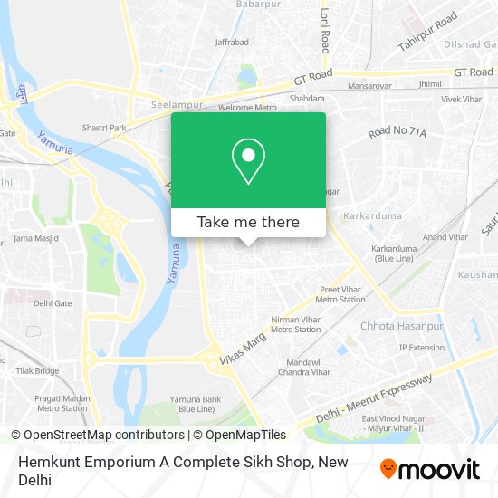 Hemkunt Emporium A Complete Sikh Shop map