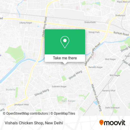 Vishals Chicken Shop map
