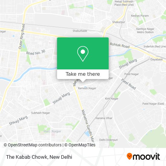 The Kabab Chowk map