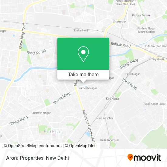 Arora Properties map
