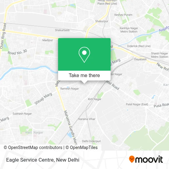 Eagle Service Centre map