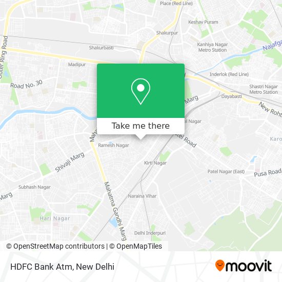 HDFC Bank Atm map