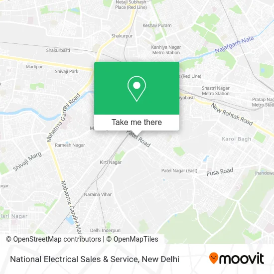 National Electrical Sales & Service map