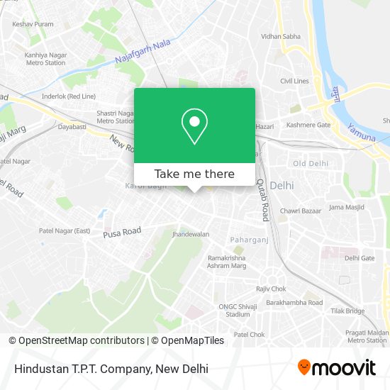 Hindustan T.P.T. Company map