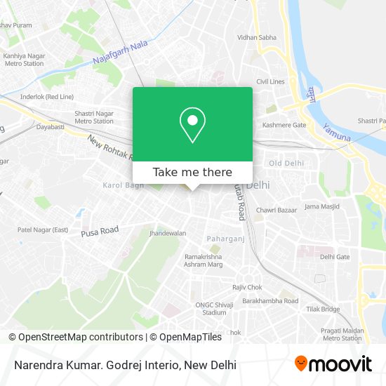 Narendra Kumar. Godrej Interio map