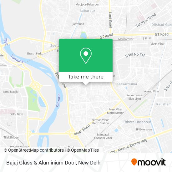 Bajaj Glass & Aluminium Door map