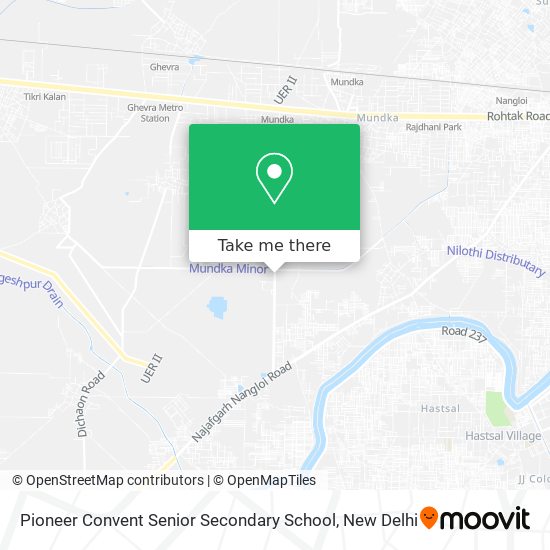 Pioneer Convent Senior Secondary School map