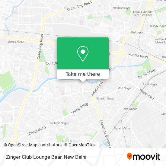 Zinger Club Lounge Baar map