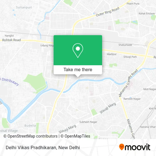 Delhi Vikas Pradhikaran map