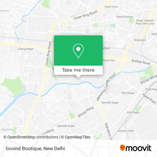 Govind Boutique map