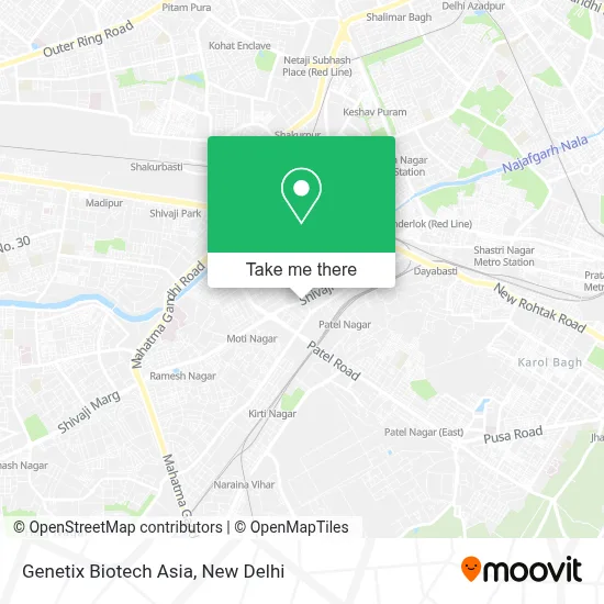 Genetix Biotech Asia map