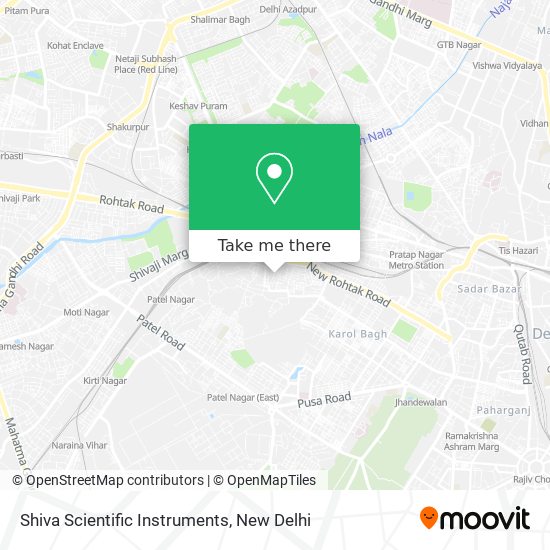 Shiva Scientific Instruments map