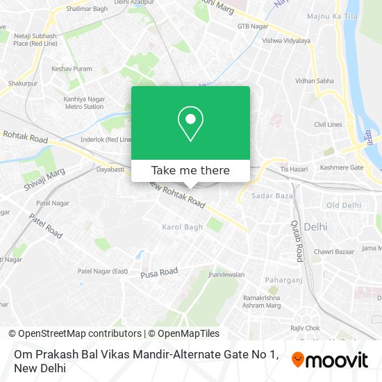 Om Prakash Bal Vikas Mandir-Alternate Gate No 1 map