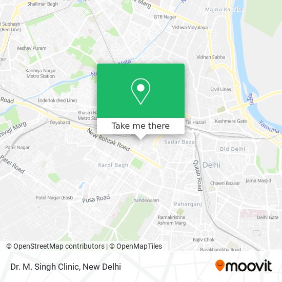 Dr. M. Singh Clinic map