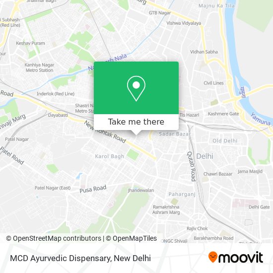 MCD Ayurvedic Dispensary map