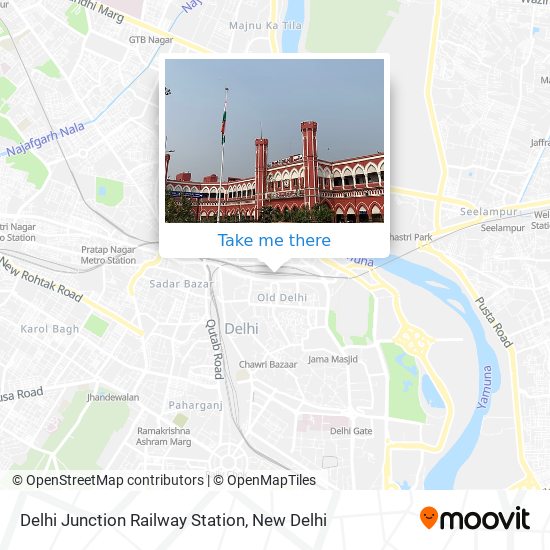 Delhi Junction Railway Station map