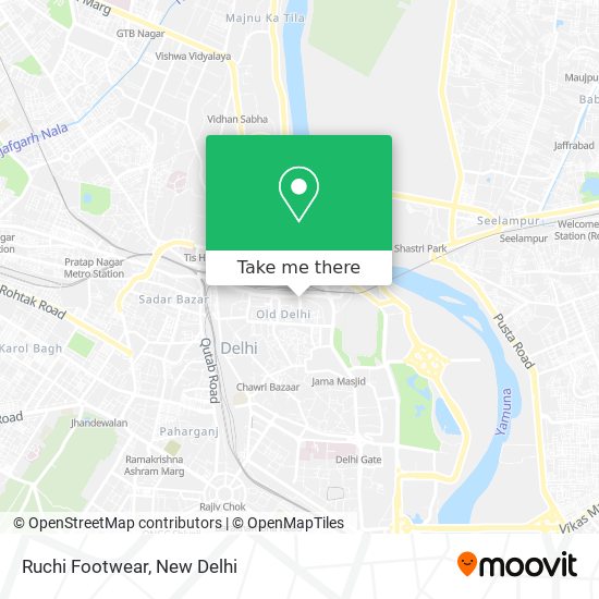 Ruchi Footwear map