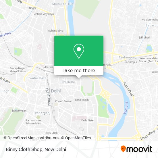 Binny Cloth Shop map