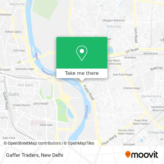 Gaffer Traders map