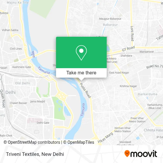Triveni Textiles map
