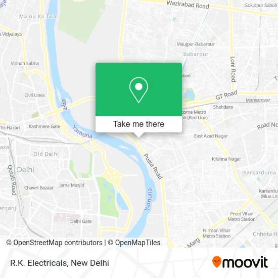 R.K. Electricals map