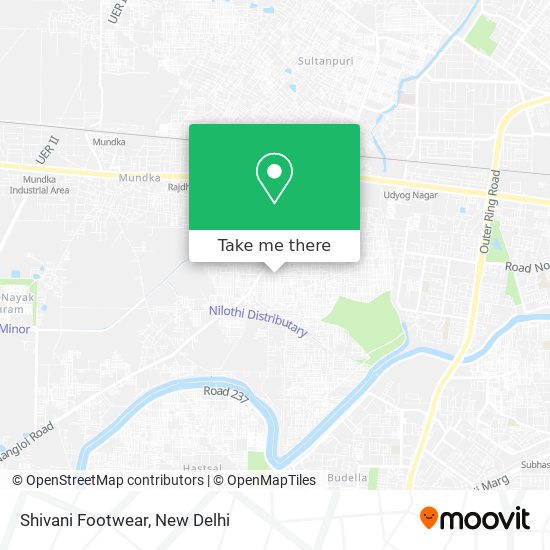 Shivani Footwear map