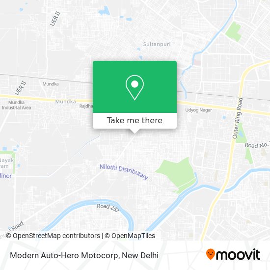 Modern Auto-Hero Motocorp map
