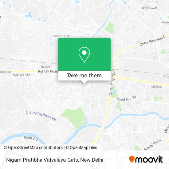 Nigam Pratibha Vidyalaya-Girls map