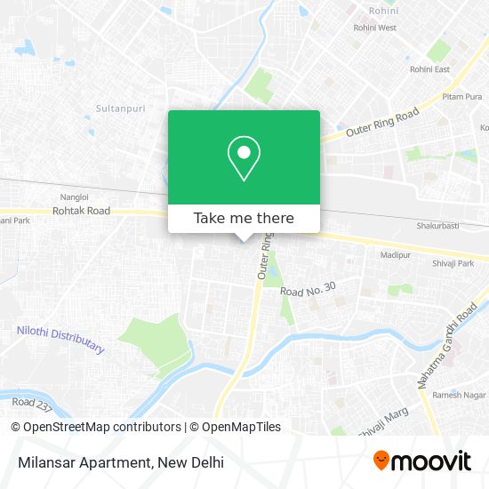 Milansar Apartment map