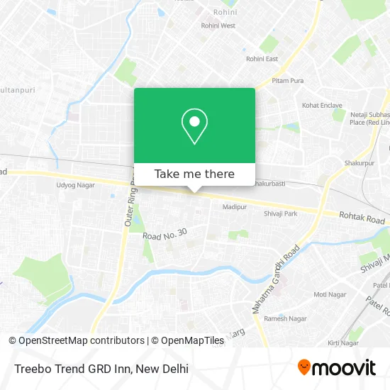 Treebo Trend GRD Inn map