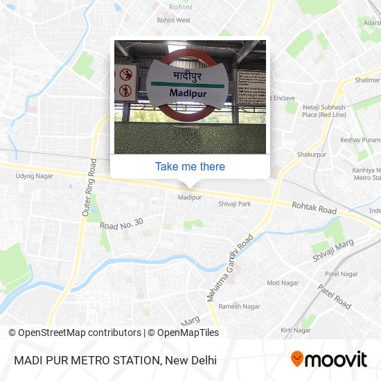 MADI PUR METRO STATION map