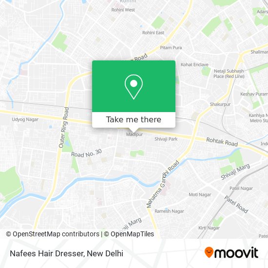 Nafees Hair Dresser map