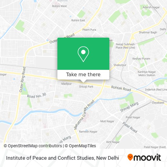 Institute of Peace and Conflict Studies map