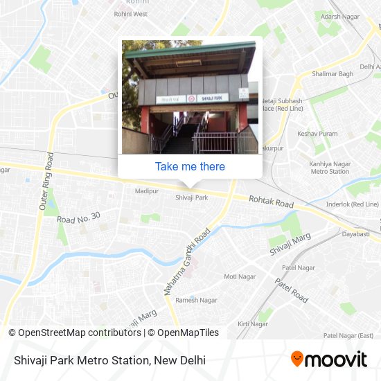 Shivaji Park Metro Station map