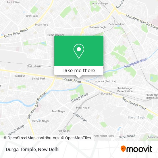 Durga Temple map