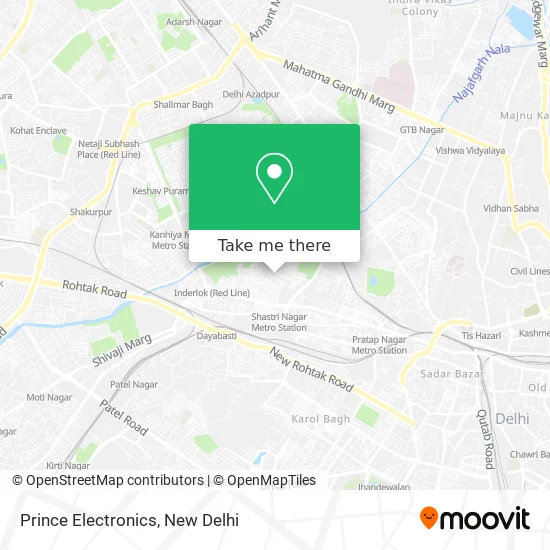 Prince Electronics map